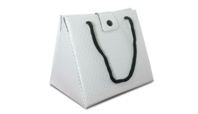 Triangular thermal bag white